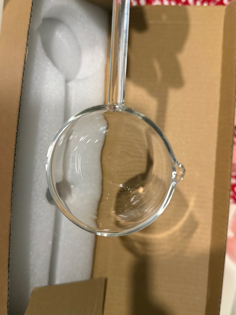 Clear Glass Measuring Pitcher with Pour Spout